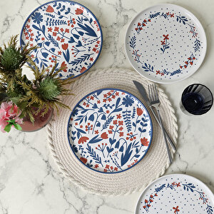 Dot & Bloom Nordic Pasta Tabağı 22 Cm 4 Adet 22963-64