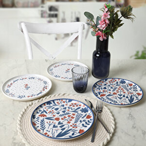 Dot & Bloom Nordic Pasta Tabağı 22 Cm 4 Adet 22963-64