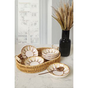 Worn Gold Halka Çerezlik / Sosluk 13 Cm 6 Adet 22967