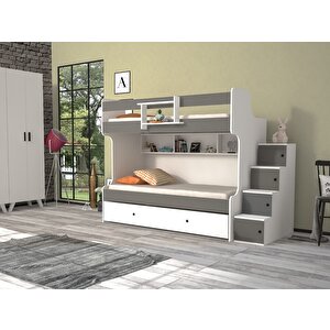 Sardunya Tamamı Mdf Yavrulu Seyyar Merdivenli Ranza Kurulum Hizmeti M3 Gb