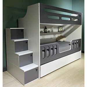 İlya Tamamı Mdf  Yavrulu Seyyar Merdivenli Ranza Kurulum Hizmeti M3 Ab