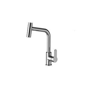 Spiralli Mutfak Eviye Bataryası - Pull Down - (u Borulu)