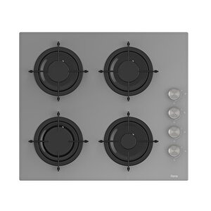 Fryart Ss Serisi Gri Set (cs208 + Xe63cpr +d088 ) - Emaye Izgara
