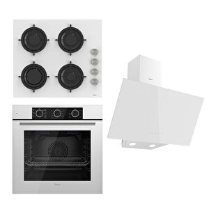 Fryart Basic Serisi Beyaz Set (cs206 + Qxe62cb+d078 )