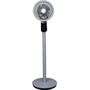 Sf 8 Baac 3d Salınım 20 Cm. Uzaktan Kumandalı Vantilatör - Platinum Gray