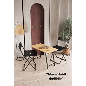 Kagu Smart 4'lü Sandalye Kamp Bahçe Mutfak