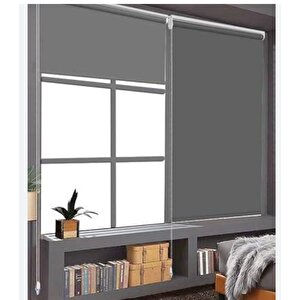 Antrasit Mat Stor Perde 120x180 cm