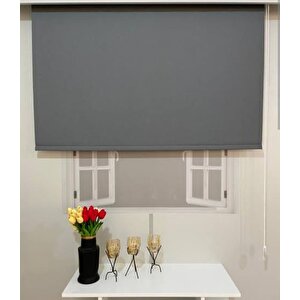 Antrasit Mat Stor Perde 120x180 cm