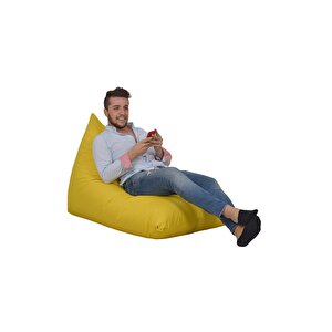 Şezlong Armut Koltuk Sarı