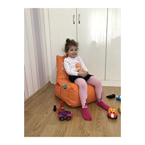 Spıderman Çocuk Armut Puf Koltuğu Turuncu ( 1-8 Yaş )