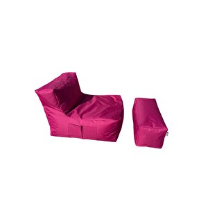 Xxl Armut Koltuk Ve Ayakucu Pufu Pembe