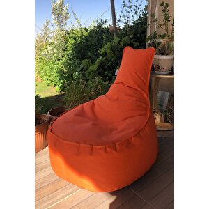 Kumaş Aktif Armut Koltuk Turuncu ( Orta Boy ) Modern Country Turuncu 70*40*55 Cm