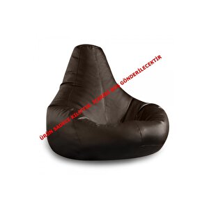 Suni Deri Armut Koltuk Kılıfı Kahverengi ( Içi Boş Ürün )
