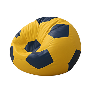 Xl Büyük Boy Futbol Topu Puf Armut Koltuk Suni̇ Deri̇