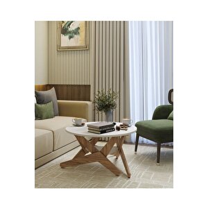 80×40cm Beyaz Atlantik Çam Çok Amaçlı Sehpa Masa %100 Mdf Mutfak Yemek Çalışma Masası Orta Sehpa