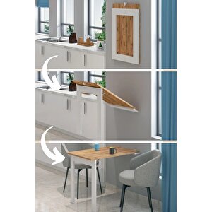 60x90cm Duvara Monte Çerçeveli Tablo Masa 1. Sınıf Atlantik Çam Mdf