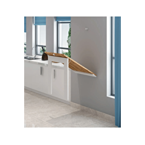 60x90cm Duvara Monte Çerçeveli Tablo Masa 1. Sınıf Atlantik Çam Mdf