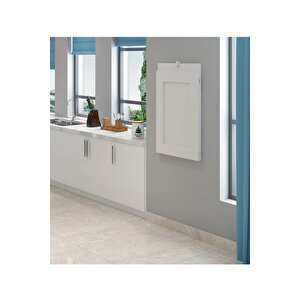 60x90cm Duvara Monte Çerçeveli Tablo Masa 1. Sınıf Beyaz Mdf