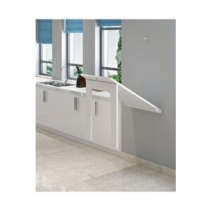 60x90cm Duvara Monte Çerçeveli Tablo Masa 1. Sınıf Beyaz Mdf
