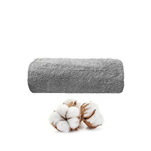 Banyo Havlusu 90x150 Cm %100 Pamuklu Otel Havlusu Gramajlı 600 Gr Gri