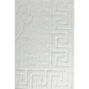 10 Lu Otel Ayak Havlusu Bukle Ayak İzli 50x70 Cm Beyaz 16/2 Avs 250 Gr