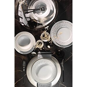 Ekose Yemek Takımı Seti 18 Prç.6 Kişilik