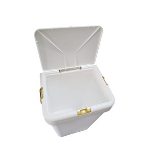 Gold Tekli Dokunmatik Çamaşır Sepeti Çöp Kovası Temizlik Kovası Kirli Sepet 40 Litre-mt008