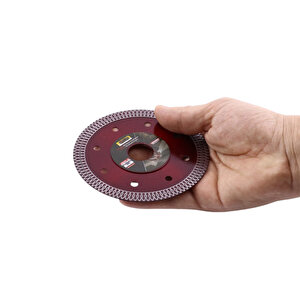 Ultra İnce Hassas Elmas Seramik Mermer Porselen Fayans Granit Sulu Kuru Kesim Kesme 115 Mm Disk