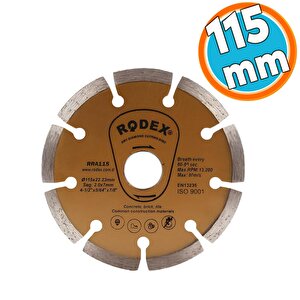 Elmas Kesici Disk 115 Mm Beton, Mermer, Granit Ve Taş Kesim Uyumlu Dayanıklı Kesme Taşı