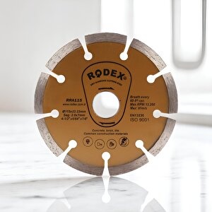 Elmas Kesici Disk 115 Mm Beton, Mermer, Granit Ve Taş Kesim Uyumlu Dayanıklı Kesme Taşı