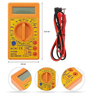 Dijital Multimeter Pensa Amper Metre Dijital Pensampermetre Voltaj Dc Alternatif Akım Ölçme Ölçüm