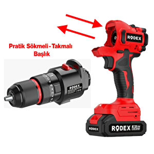 Akülü Değiştirilebilir Başlıklı 5'li Set 20 V 2.0 Ah Taşlama Matkap Dekubaj Testere Pala Top Şişirme