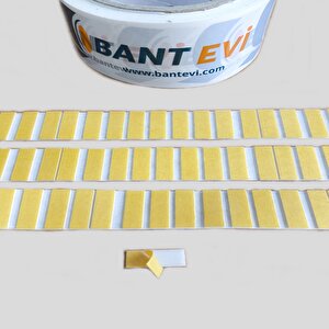 Die Cut Köpük Çift Taraflı Bant 7x20mm 50.000 Adet Özel Şekilli Kesim Kiss Cut