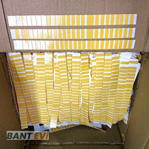 Die Cut Köpük Çift Taraflı Bant 7x20mm 50.000 Adet Özel Şekilli Kesim Kiss Cut