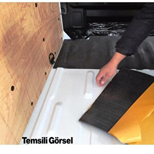 Yapışkanlı Araç Ses Isı Yalıtım İzolasyon Bandı En:100 Cm Kalınlık:5 Mm Uzunluk:1 Metre Kauçuk