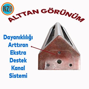 Mobilya Koltuk Baza Puf Kanepe Tv Ünite Masa Ayağı Ayakları Metal Ayak 14 Cm Antik Bakır 4 Adet