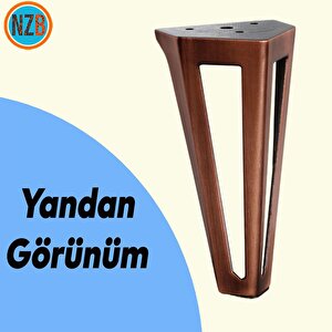 Mobilya Koltuk Baza Puf Kanepe Tv Ünite Masa Ayağı Ayakları Metal Ayak 14 Cm Antik Bakır 4 Adet