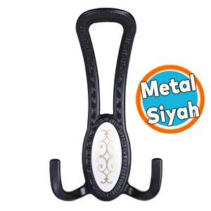 Metal Portmanto Vestiyer Duvar Dolap Elbise Mobilya Kapı Askısı Askılığı Askılık Mat Siyah