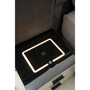 Atlas 100% Mdf Komodin | Ücretsiz Teslimat Ve Kurulum