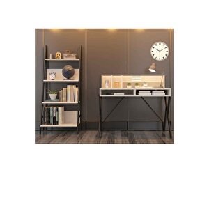 Yanke Çalışma Masası + Kitaplık Aytaşı