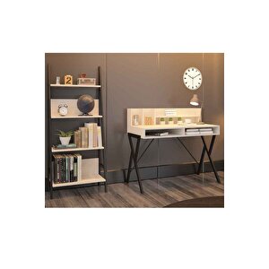 Yanke Çalışma Masası + Kitaplık Aytaşı