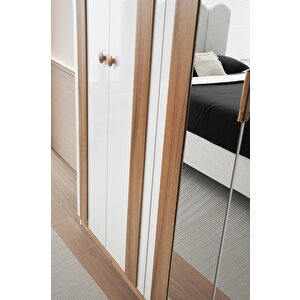Alpina 6 Kapaklı %100 Mdf Gardırop | Ücretsiz Teslimat Ve Kurulum