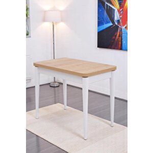 Damla Hilal Mdf Mutfak Masa Sandalye Takımı 60x100cm Kahve