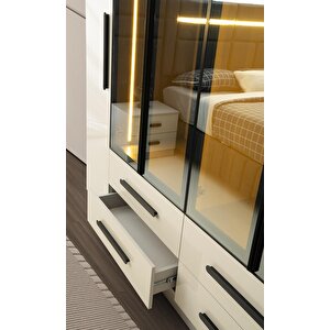 Atlas Yatak Odası Takımı Bazalı %100 Mdf | Ücretsiz Teslimat Ve Kurulum