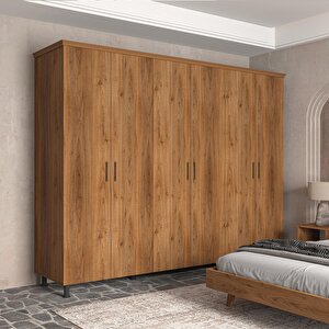 Softwood Ceviz Kapaklı Gardırop