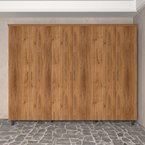 Softwood Ceviz Kapaklı Gardırop
