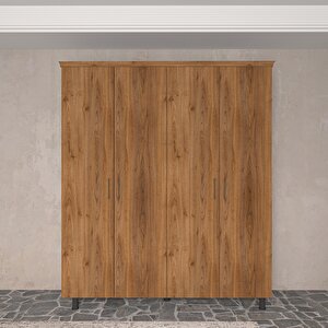 Softwood Ceviz Kapaklı Gardırop