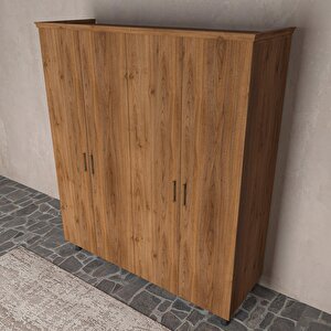 Softwood Ceviz Kapaklı Gardırop