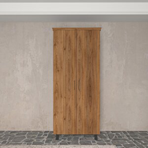 Softwood Ceviz Kapaklı Gardırop