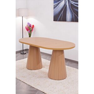 Bohem Rodi Banklı Açılır Yemek Masa Sandalye Takımı 90x160cm